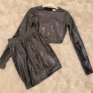 MESHKI Sequin Two Piece Set